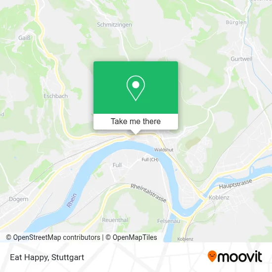 Eat Happy map
