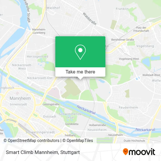 Smart Climb Mannheim map