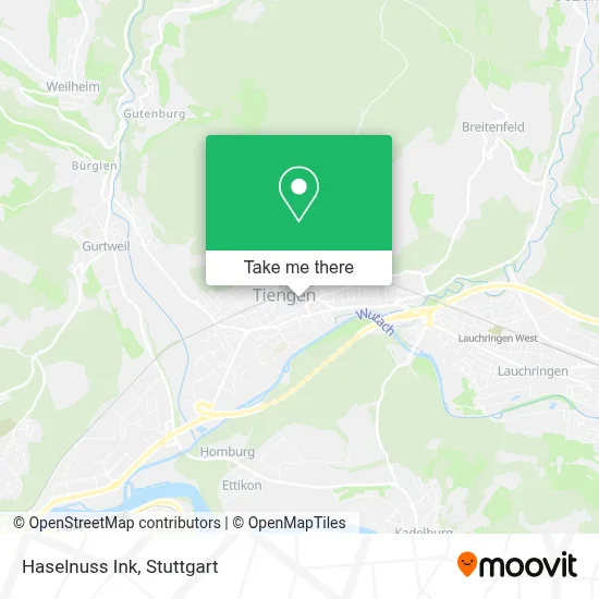 Haselnuss Ink map