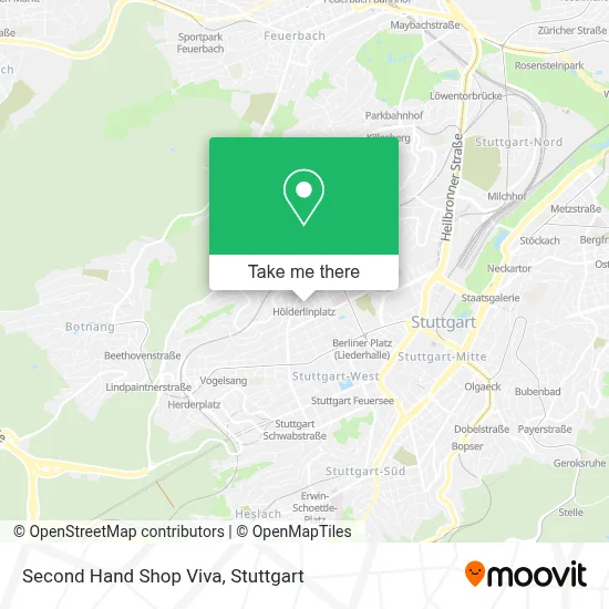 Second Hand Shop Viva map