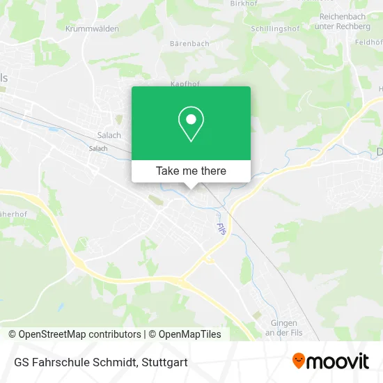 GS Fahrschule Schmidt map