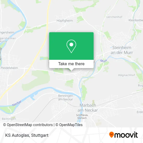 KS Autoglas map