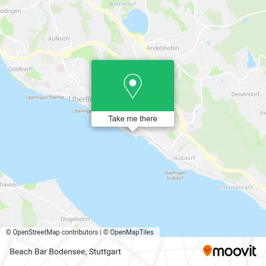 Beach Bar Bodensee map