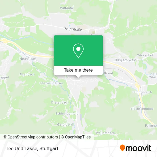 Tee Und Tasse map
