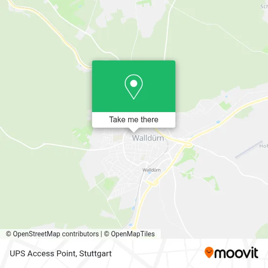 Ups Access Point map