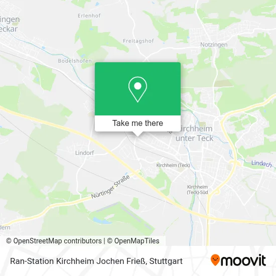 Ran-Station Kirchheim Jochen Frieß map