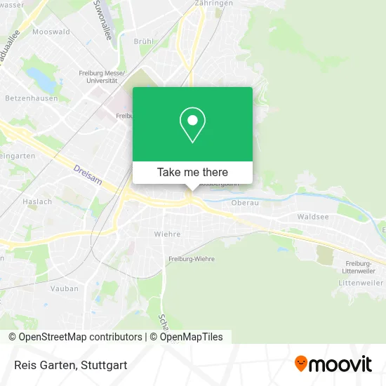 Reis Garten map