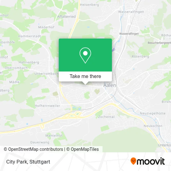 Stadtpark map