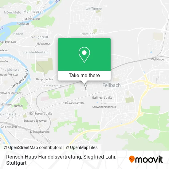 Rensch-Haus Handelsvertretung, Siegfried Lahr map