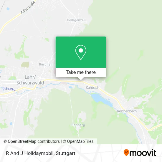 R And J Holidaymobil map