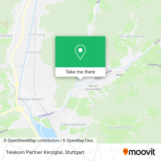 Telekom Partner Kinzigtal map