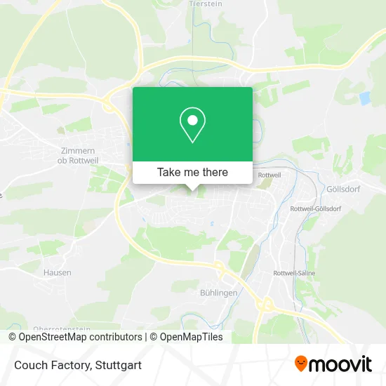 Couch Factory map