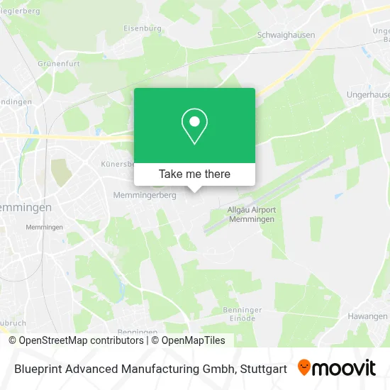 Blueprint Advanced Manufacturing Gmbh map