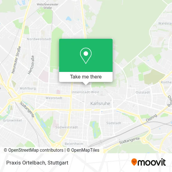 Praxis Ortelbach map