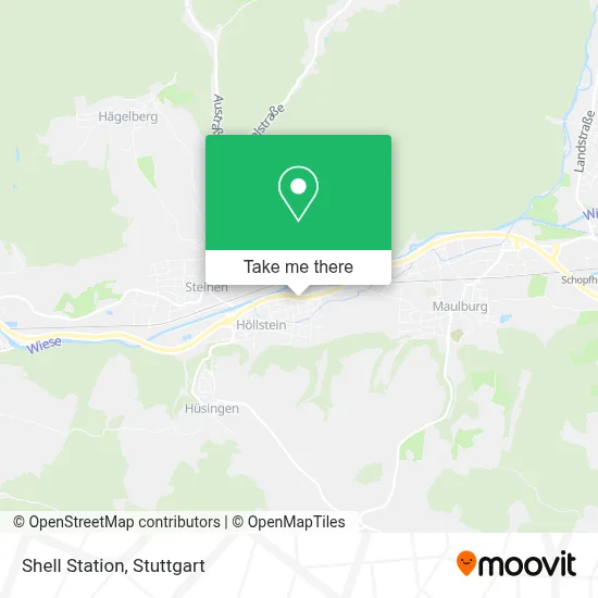 Shell Station map
