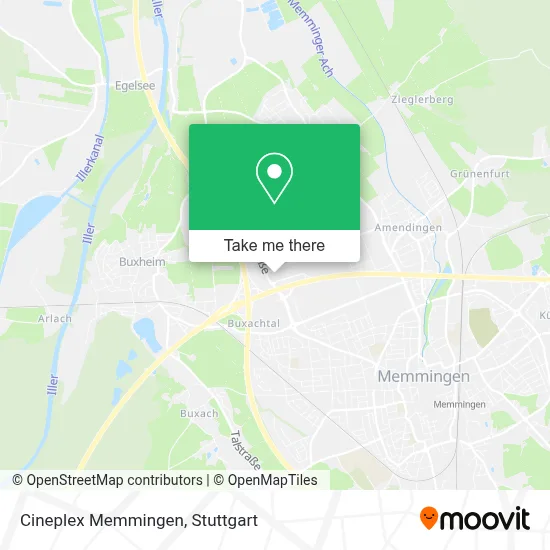 Cineplex Memmingen map