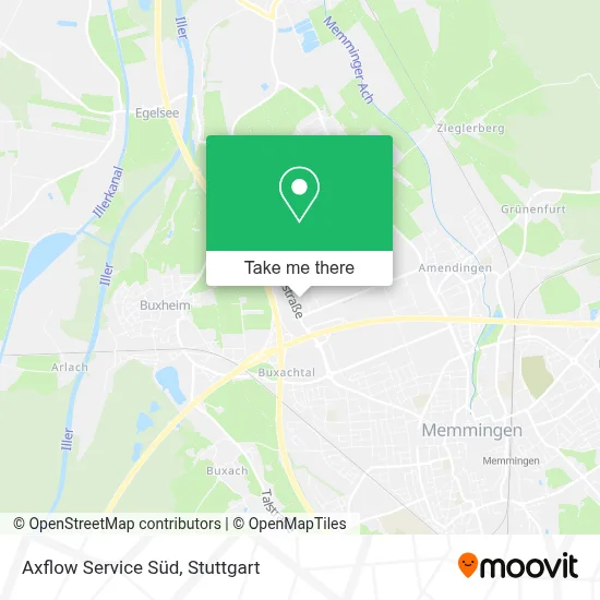 Axflow Service Süd map