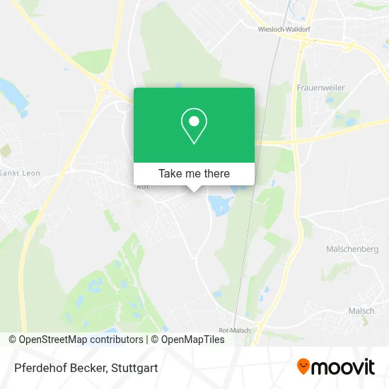 Pferdehof Becker map