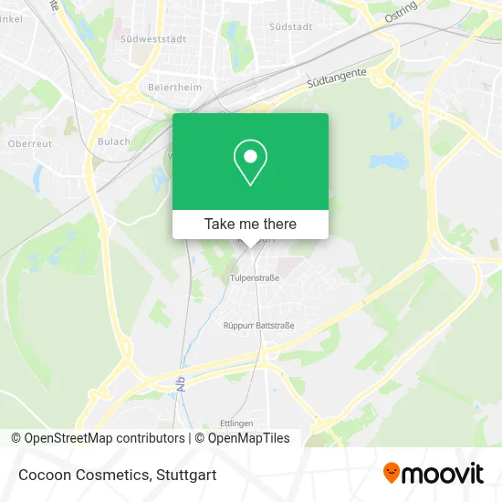Cocoon Cosmetics map