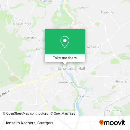 Jenseits Kochers map