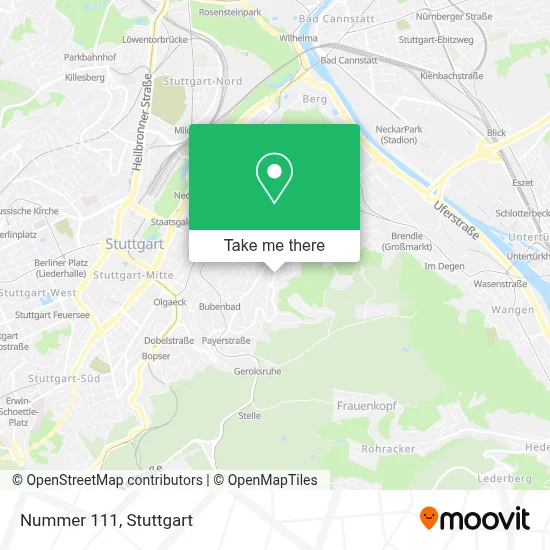 Nummer 111 map