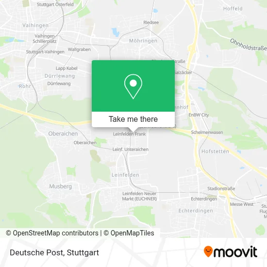 Deutsche Post map