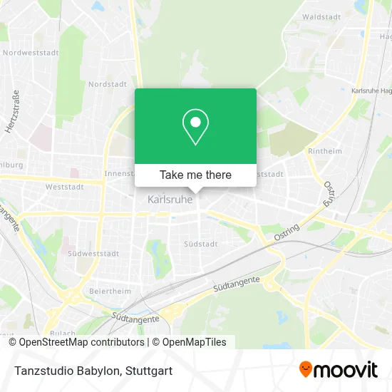 Tanzstudio Babylon map