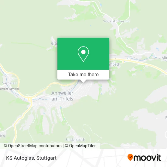KS Autoglas map