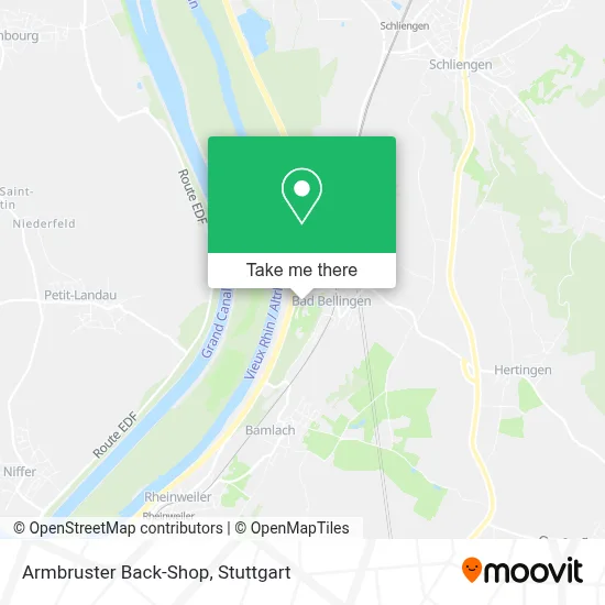 Armbruster Back-Shop map
