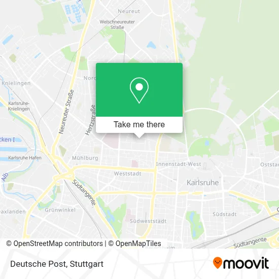 Deutsche Post map