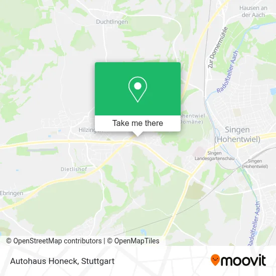 Autohaus Honeck map
