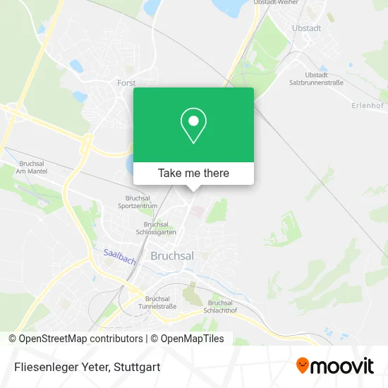 Fliesenleger Yeter map