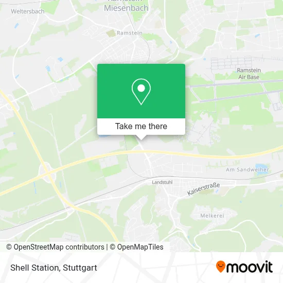 Shell Station map