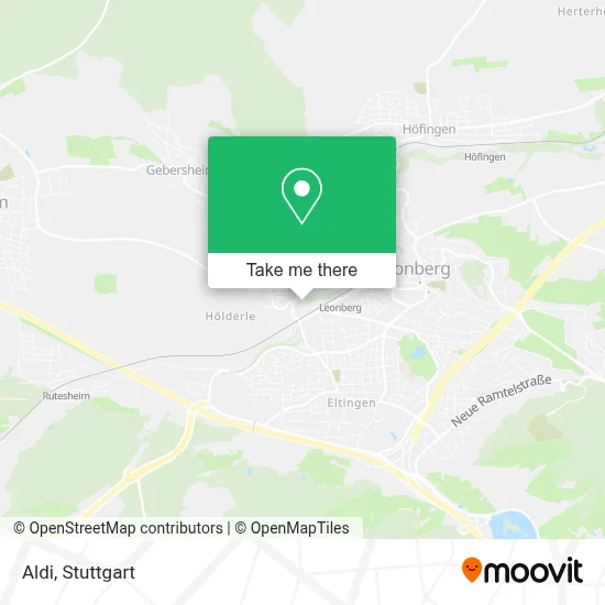 Aldi map