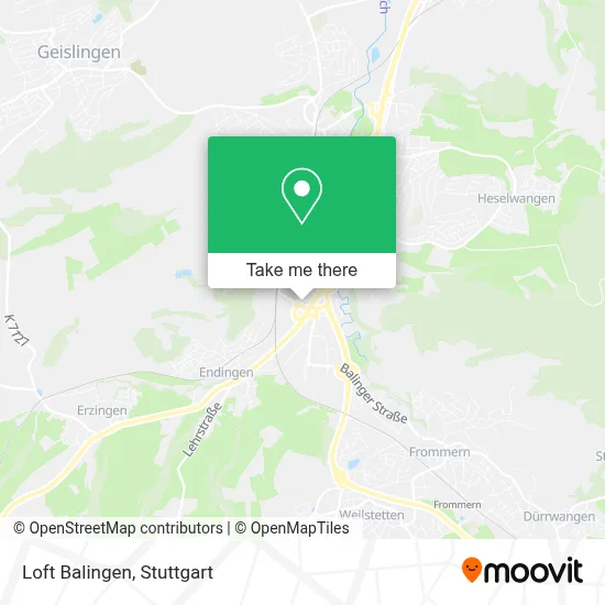 Loft Balingen map