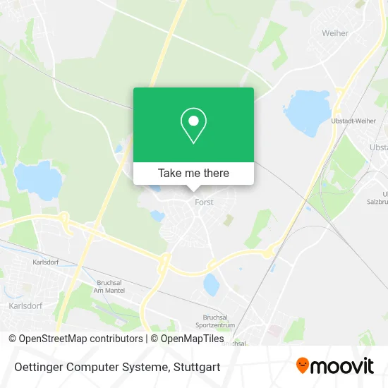 Oettinger Computer Systeme map
