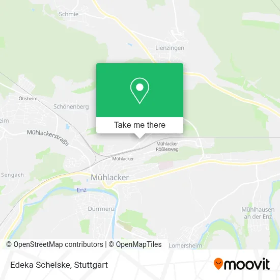 Edeka Schelske map