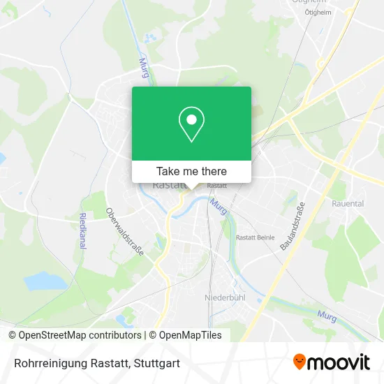 Rohrreinigung Rastatt map