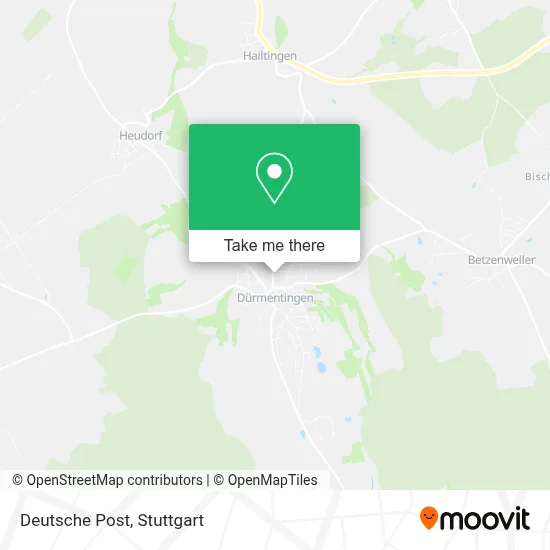 Deutsche Post map