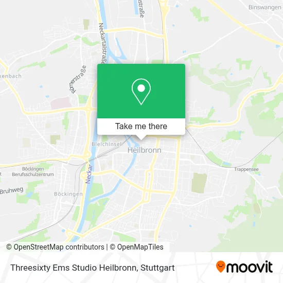 Threesixty Ems Studio Heilbronn map