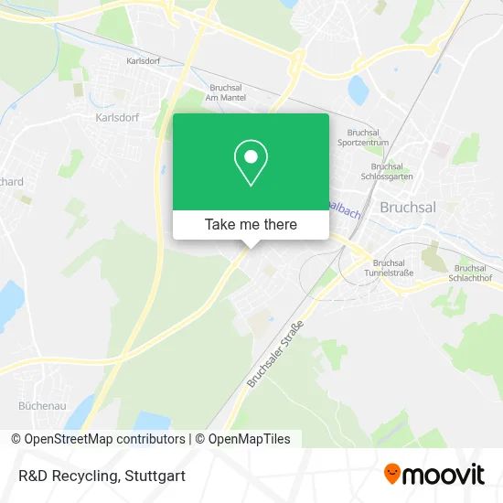 R&D Recycling map