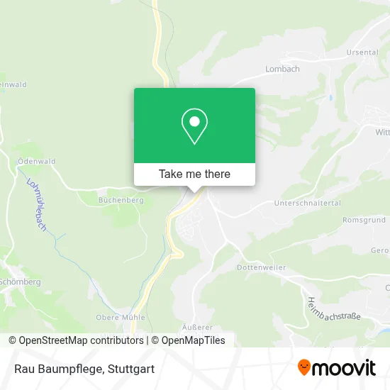 Rau Baumpflege map