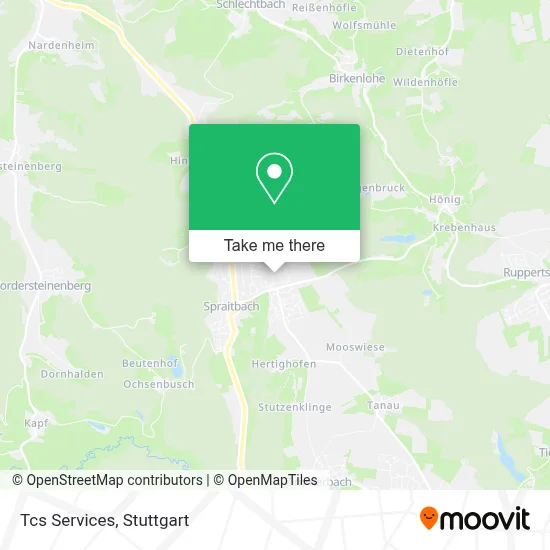 Tcs Services map