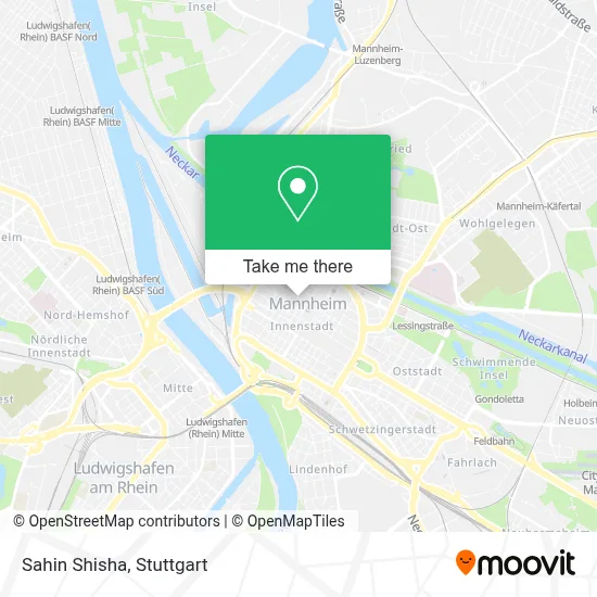 Sahin Shisha map
