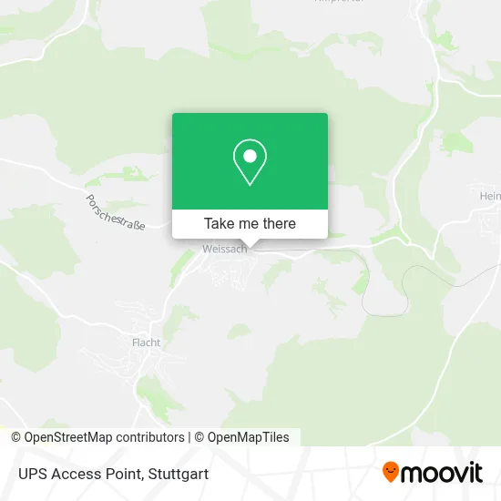 Ups Access Point map