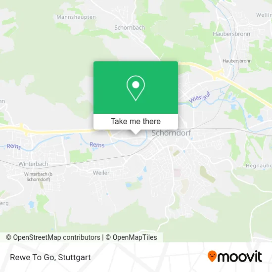 Rewe To Go map