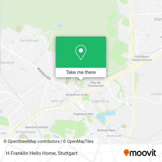 H Franklin Hello Home map