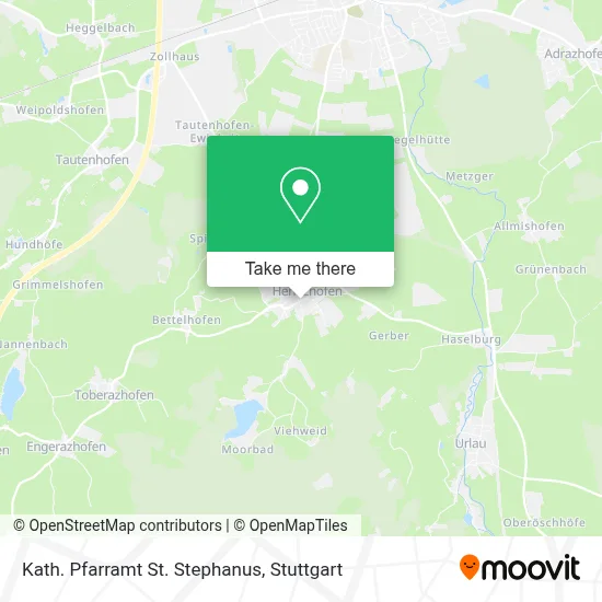 Kath. Pfarramt St. Stephanus map