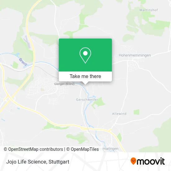 Jojo Life Science map