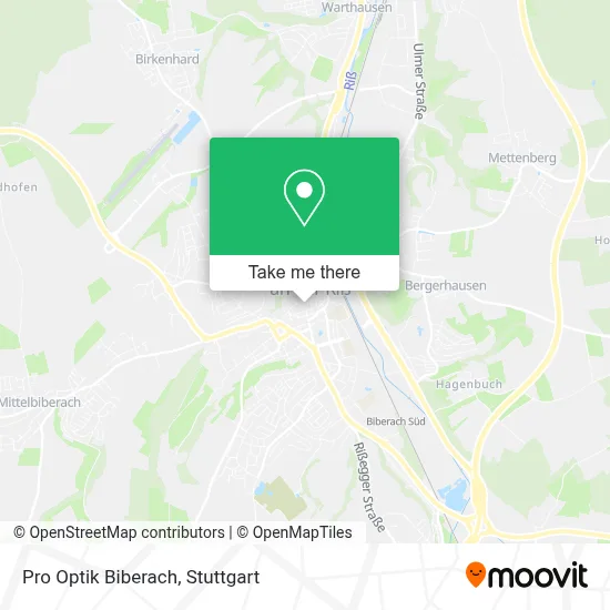 Pro Optik Biberach map